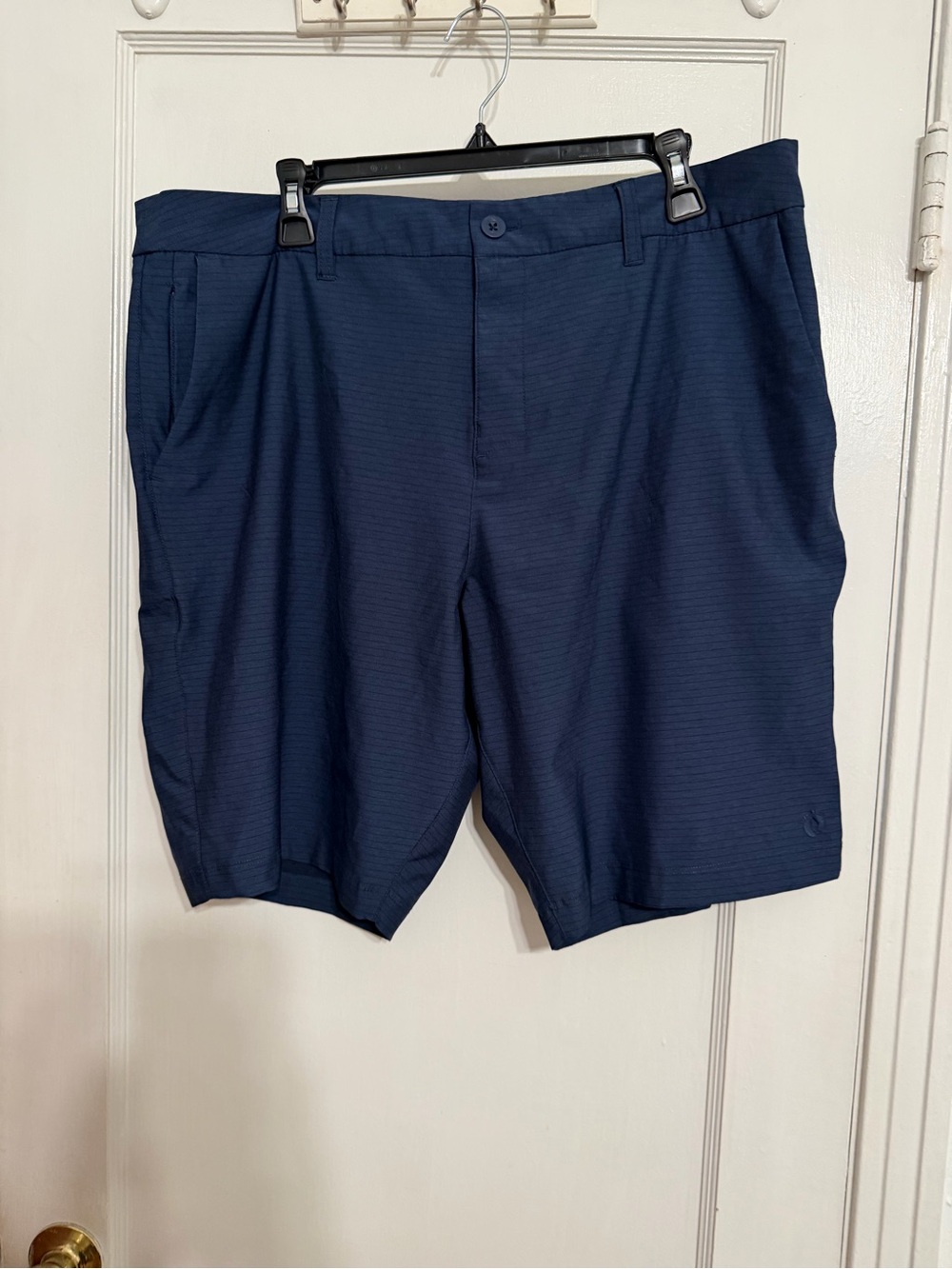 Hang Ten Men's Dark Navy Flat Front Performance Shorts